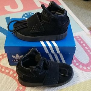 ADIDAS TUBULAR INVADER SNEAKERS BLACK SIZE 8